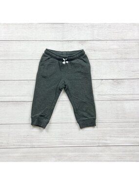 Cat & Jack Baby Jogger Pants Solid Sweatpants Dark Gray 12-18 Months